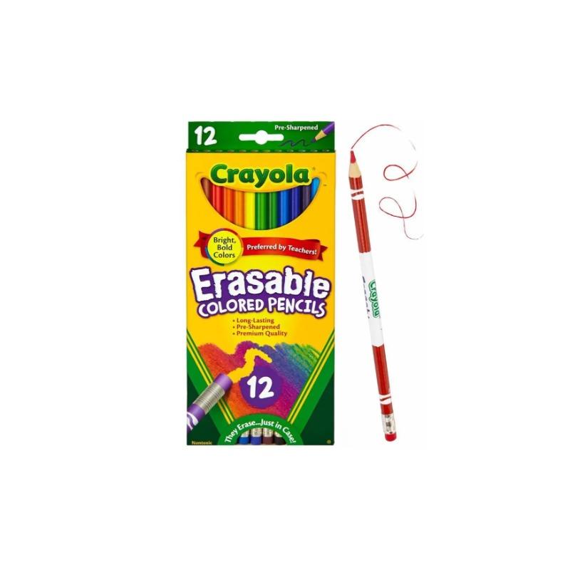 Crayola Erasable Colored Pencils - 12 Count