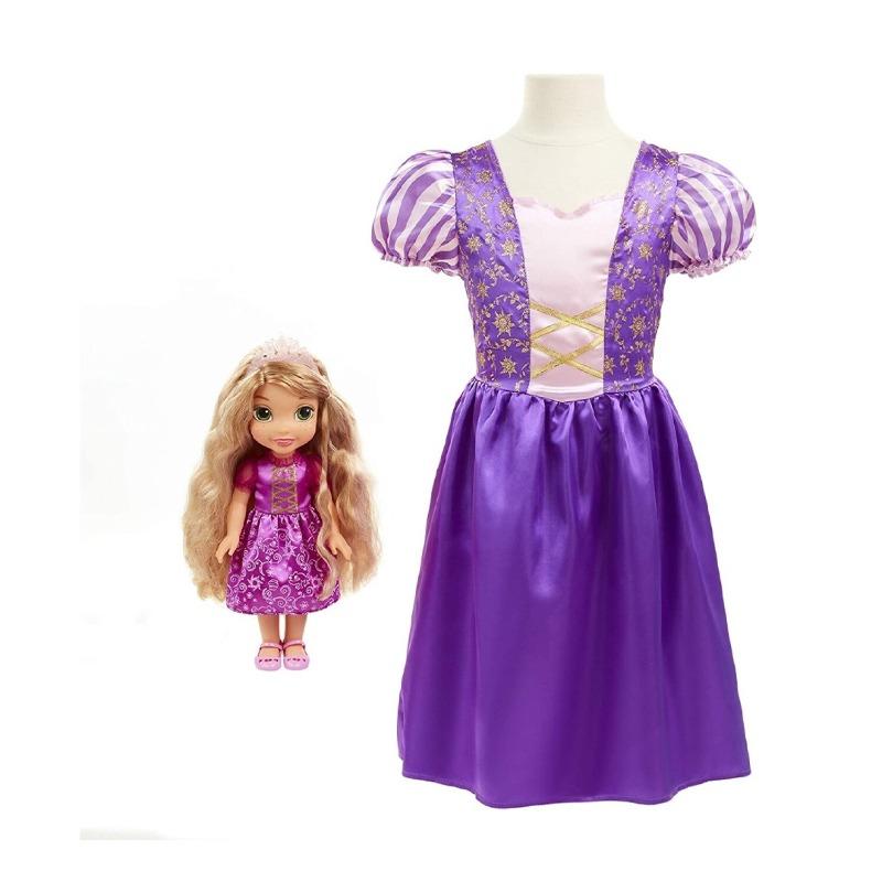 Disney Princess Rapunzel Doll And Girl Dress