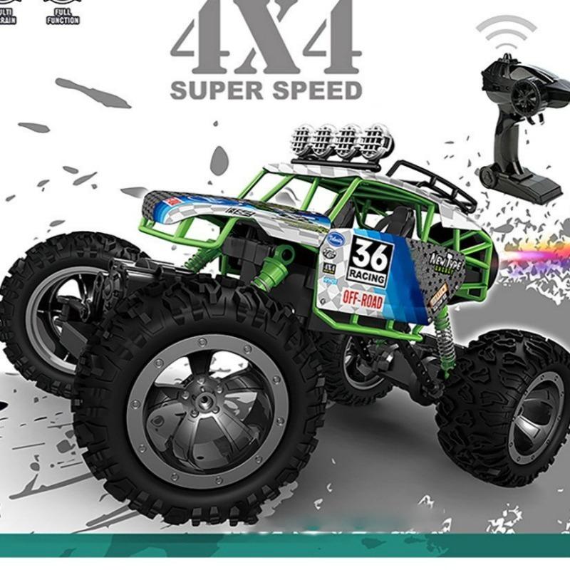 شاحنة ألوي سبيد أووف روود بجهاز تحكم عن بعد لون اخضر