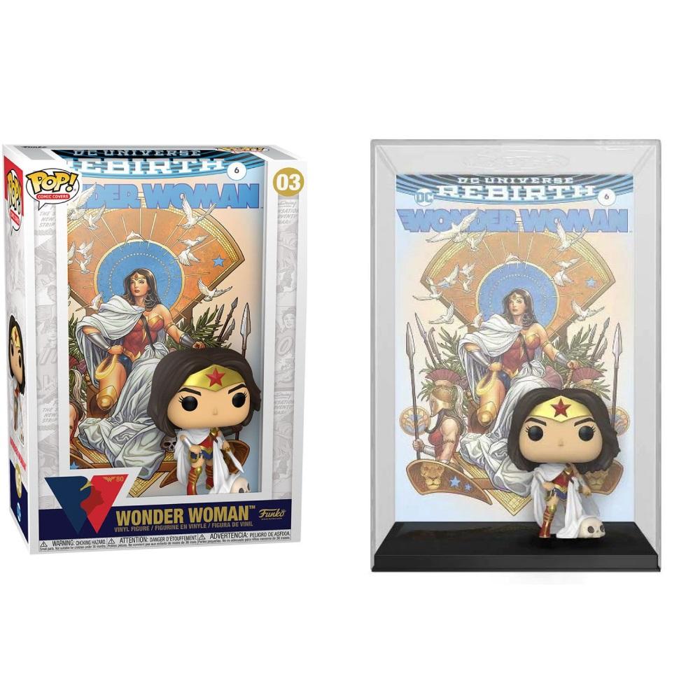 Pop Comic Cover Heroes WW 80th - WW On Throne