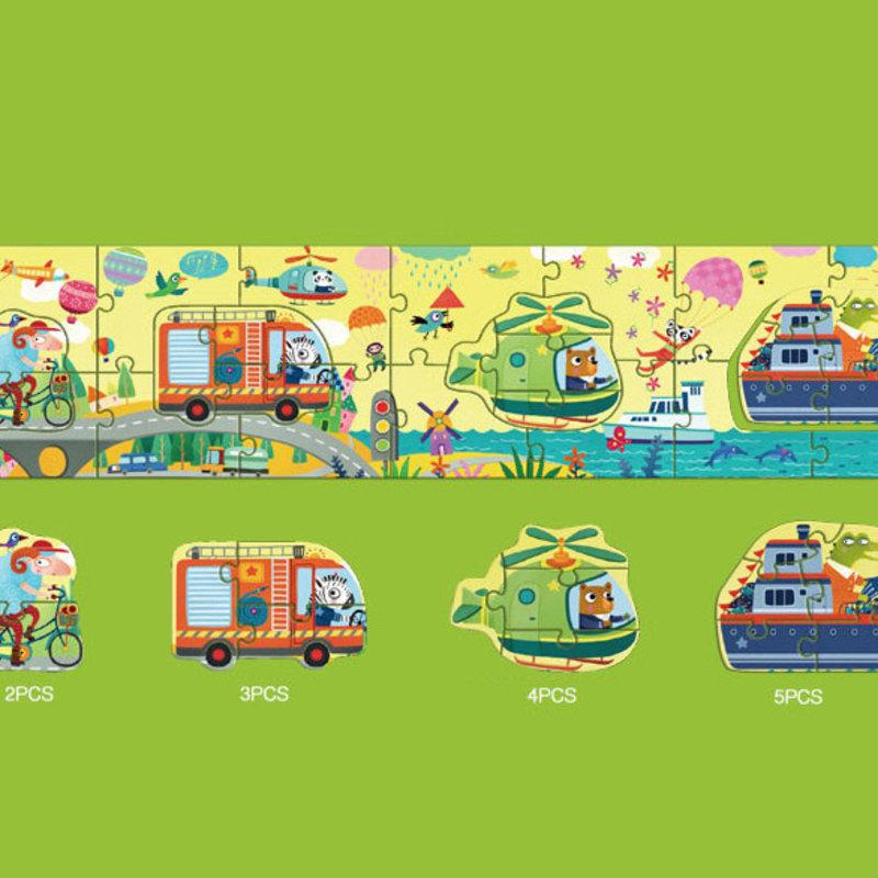 Mideer My Traffic Giant Floor Puzzle