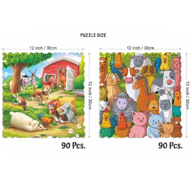 Unikplay Go Crazy Jigsaw Puzzle - Farm