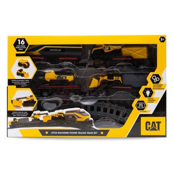 CAT Little Machines Power Tracks Train Set