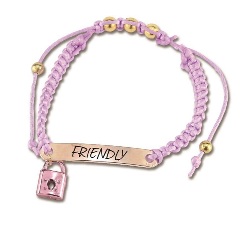 تاسيا - مجموعة صنع أساور الصداقة الذهب الوردي