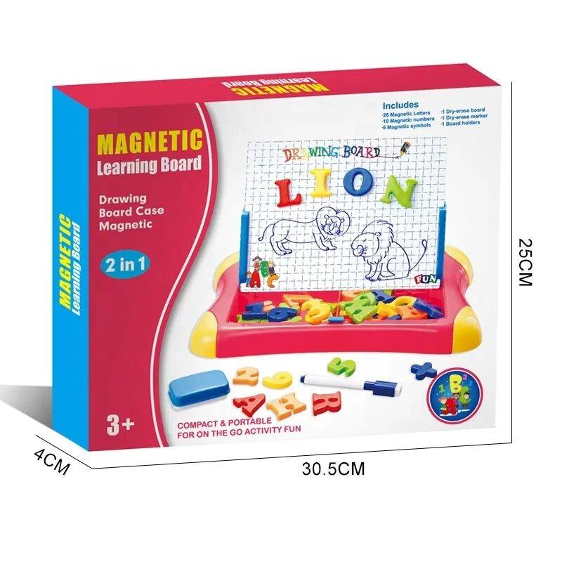 لوح التعلم المغناطيسي 2 في 1 ألون متعددة