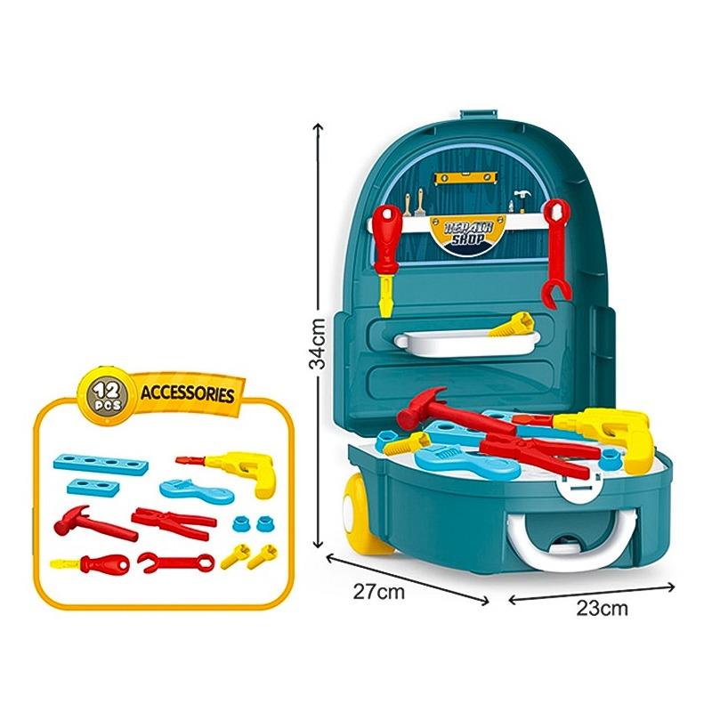 Tool Backpack Set - 12 Pcs