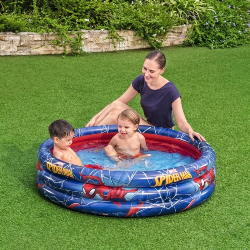 Bestway Spider-Man 3-Ring Kids Pool -112cm Inflatable Fun Pool