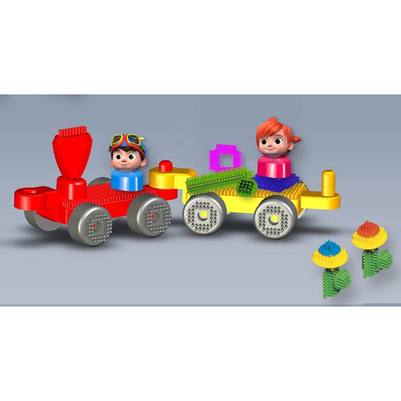 كوكوميلون - مكعبات بناء مجموعة قطار