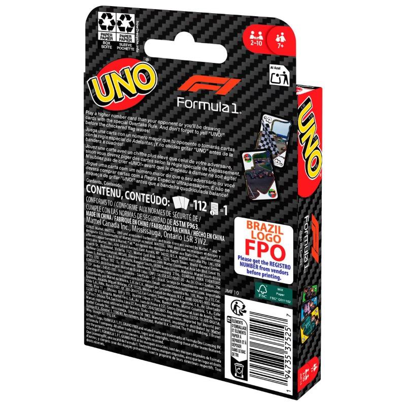 UNO Games F1 Card Game for Kids