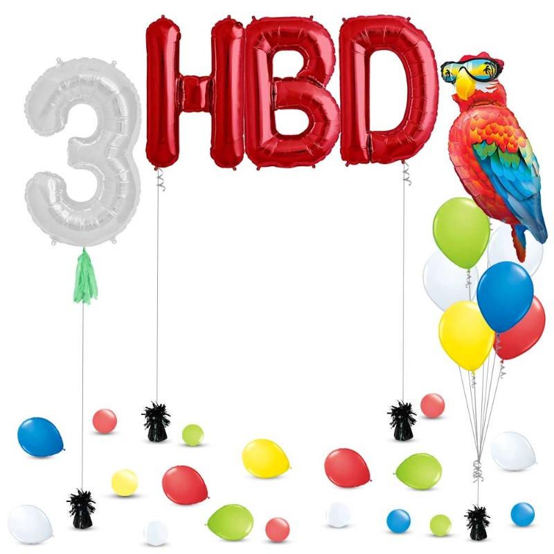 Birthday Decoration Set - Parrot