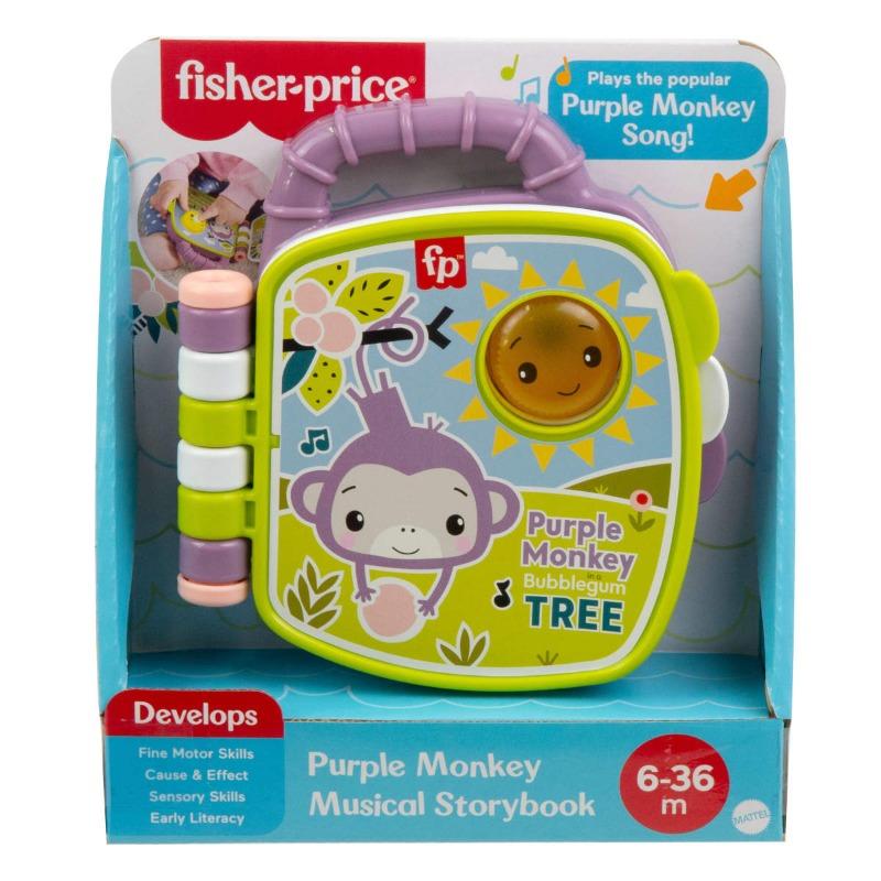Fisher Price Purple Monkey Musical Storybook