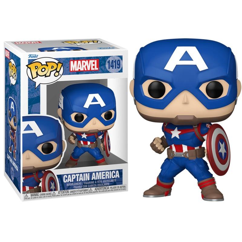 Funko Pop - Pocket Pop Marvel Captain America Figure