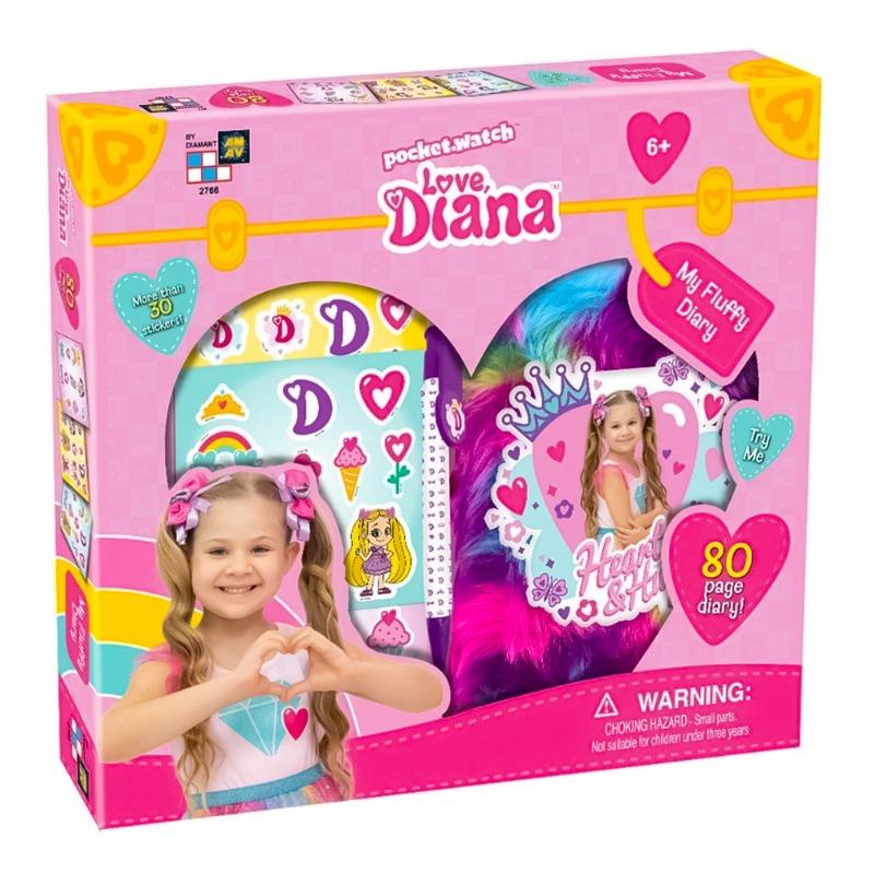 Love Diana My Fluffy Diary Set