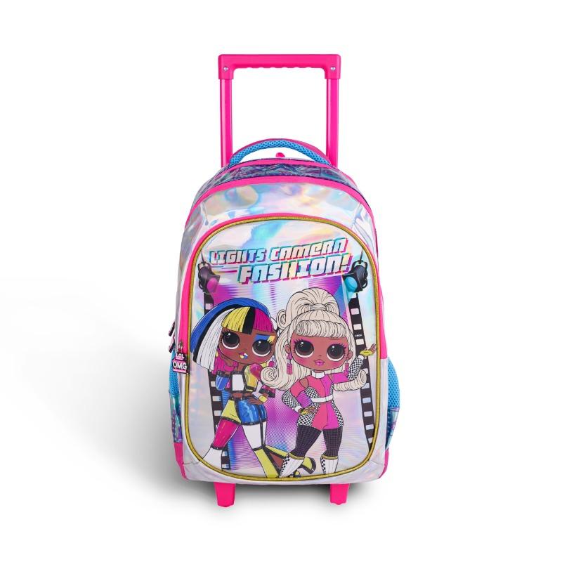 لول سربرايز - حقيبة ظهر بعجلات لايتس كاميرا فاشون 18 بوصة