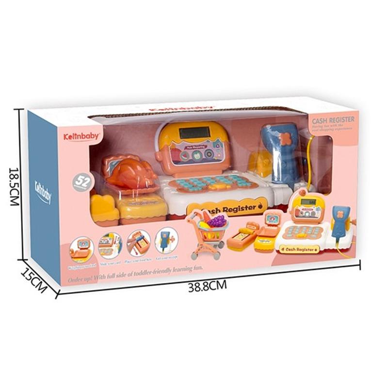 كولين بيبي - لعبة ماكينة تسجيل المدفوعات مع عربة التسوق