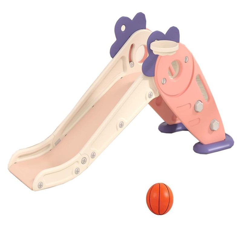 Baby Love Carrot Slide Bottom Board Ball Ring Pink