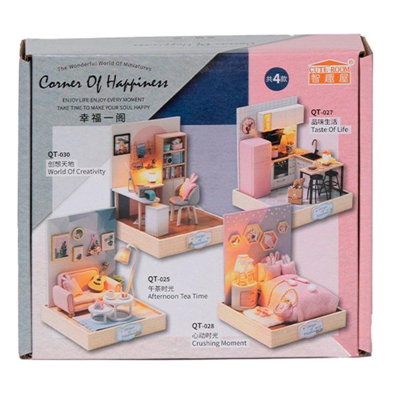 Corner of Happiness Luminous Wooden room