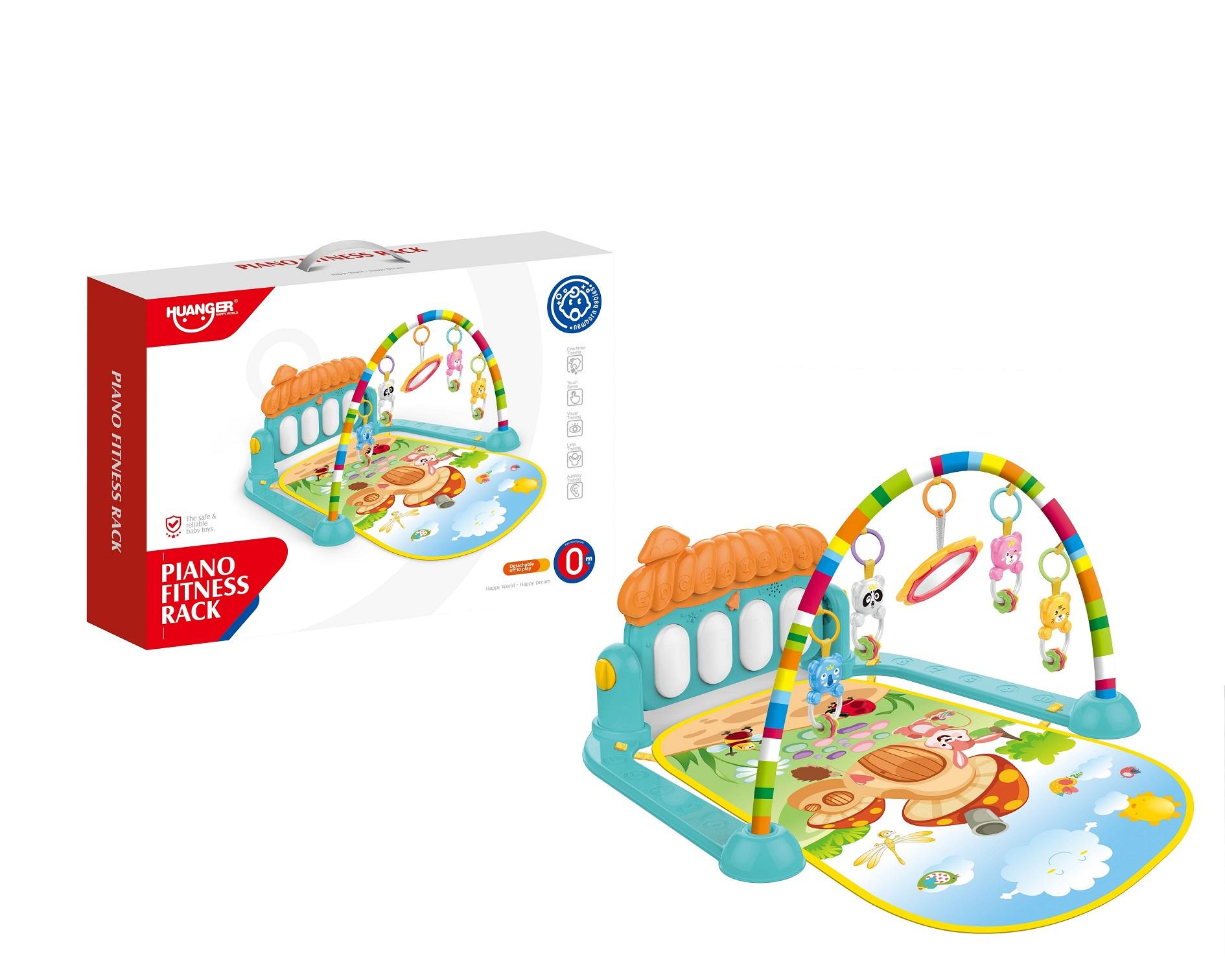 Huanger Fitness Rack Piano Play Mat for Kids