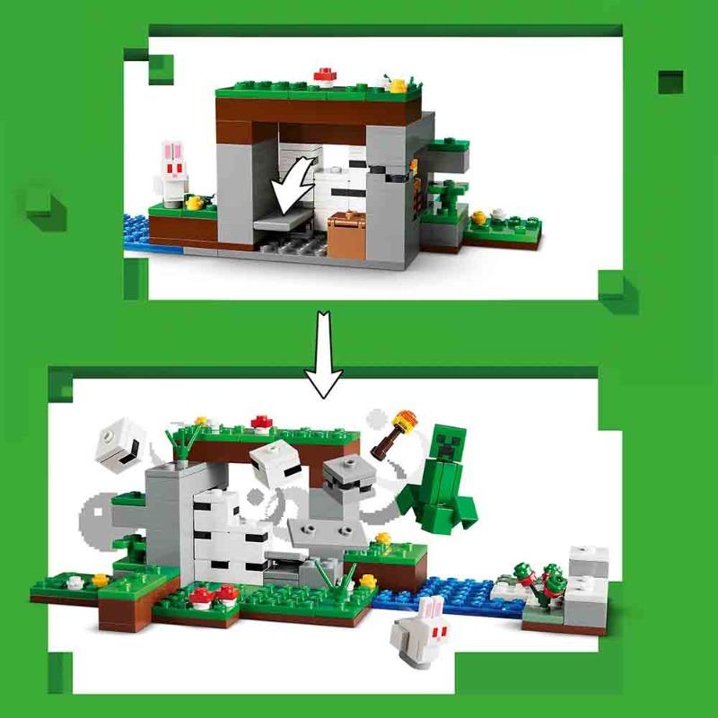 LEGO Minecraft First Night Adventure Building Set 301 Pieces