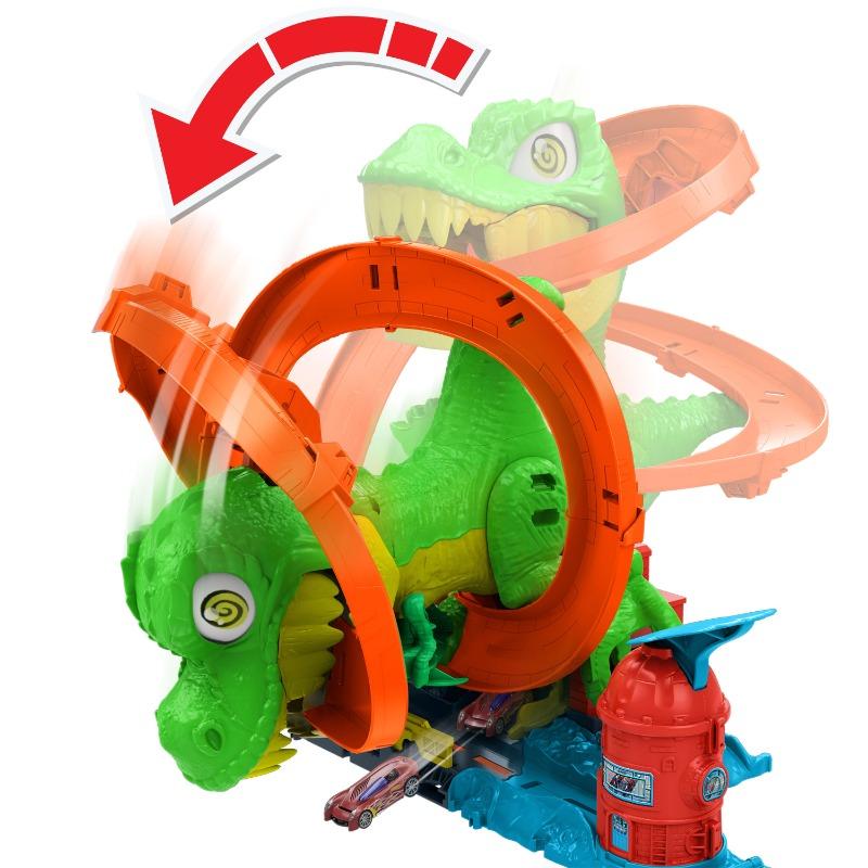 Hot Wheels City Hot Wheels City T-Rex vs Fire Station
