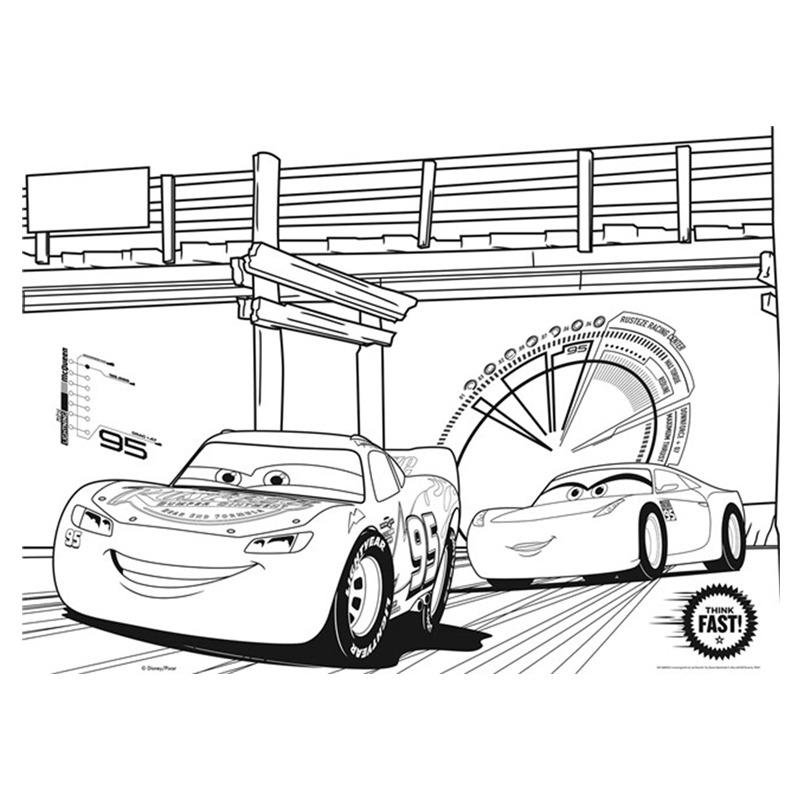 Lisciani - Puzzle Double Face 108 Cars 3 Fast Friends