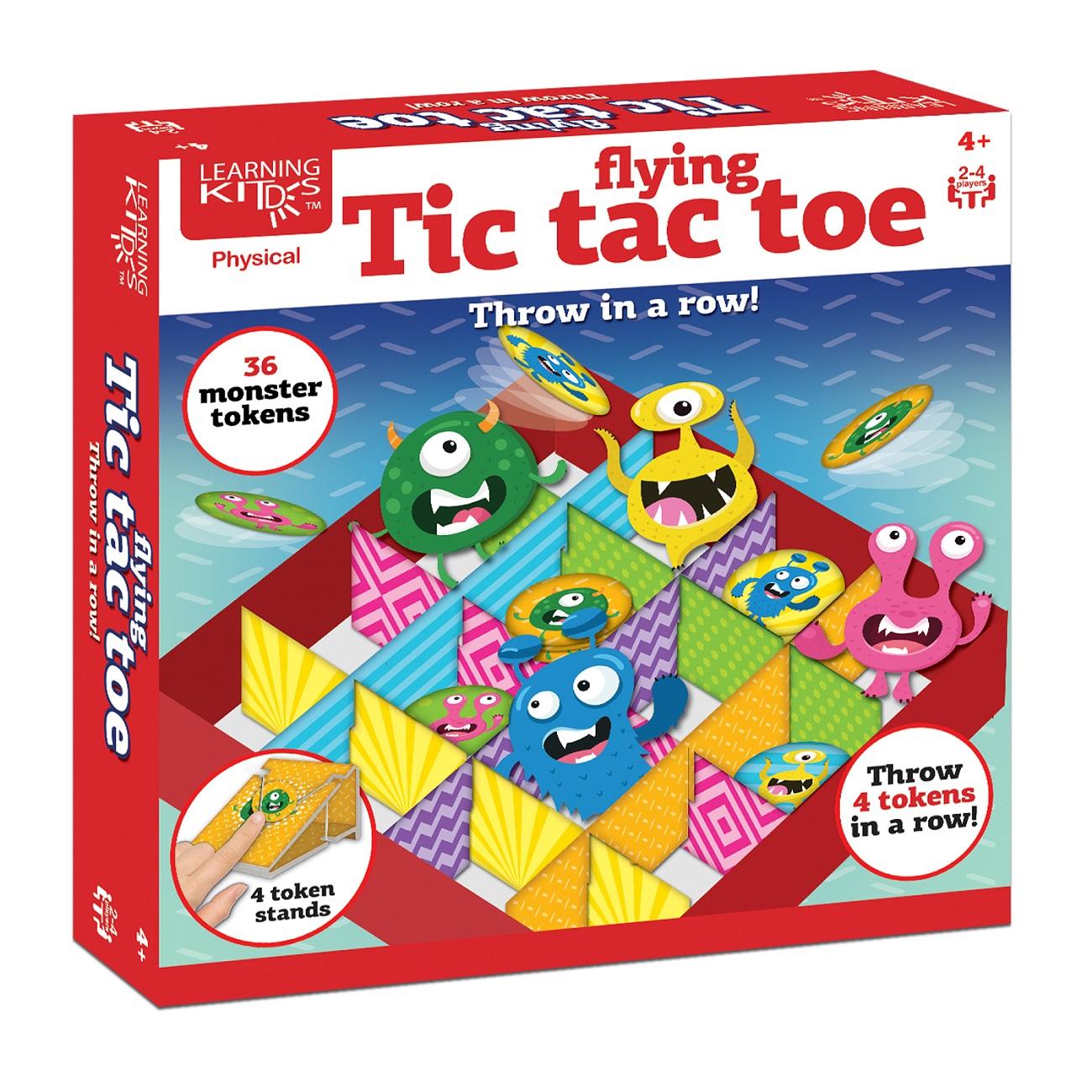 Learning Kitds Flying tic tac toe