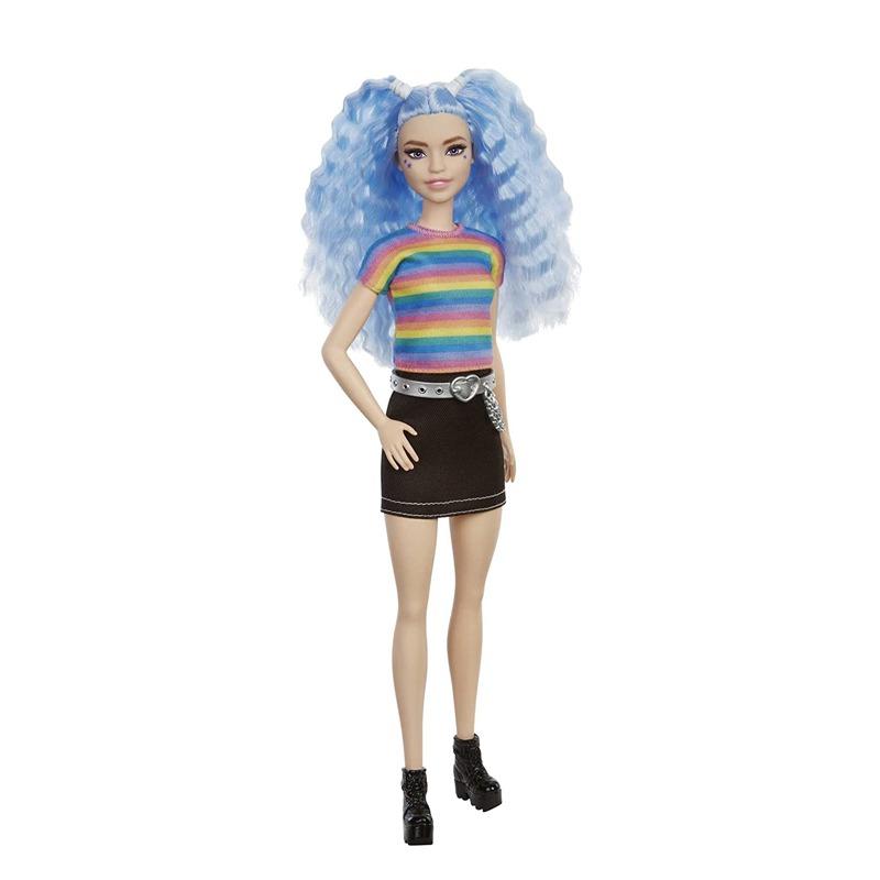Barbie Fashionistas Doll Rainbow Striped Top