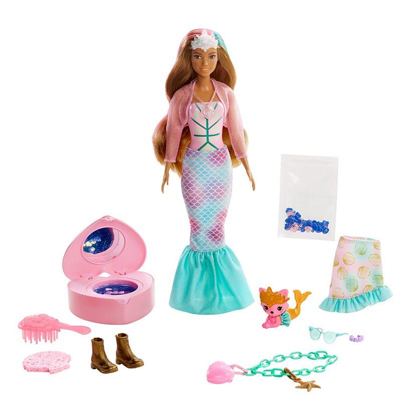 Barbie Color Reveal Mermaid Fantasy Unicorn Fashion Doll Set with 25 Surprises