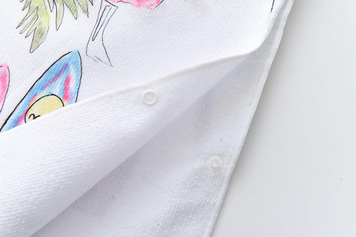 سيشل - رداء منشفة شاطئ فلامينجو آند بالم - كبير