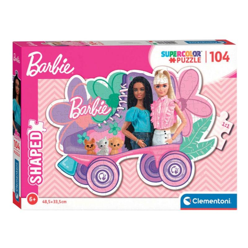 Clementoni Super Color Barbie Sled Puzzle - 104 Pieces