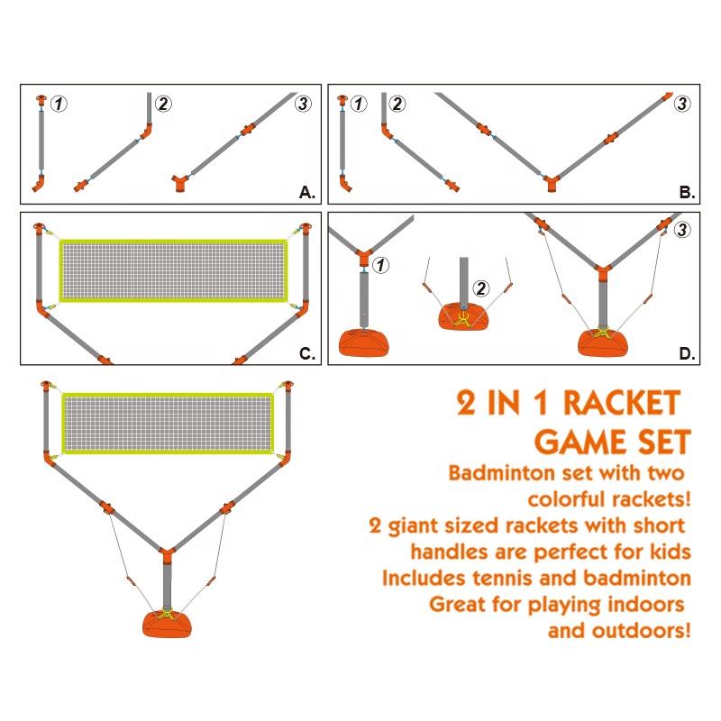 King Sport Racket Game Set 2 In 1