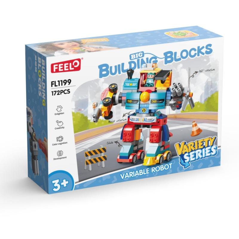 Feelo Variable Robot Building Blocks Set | 172 Pieces