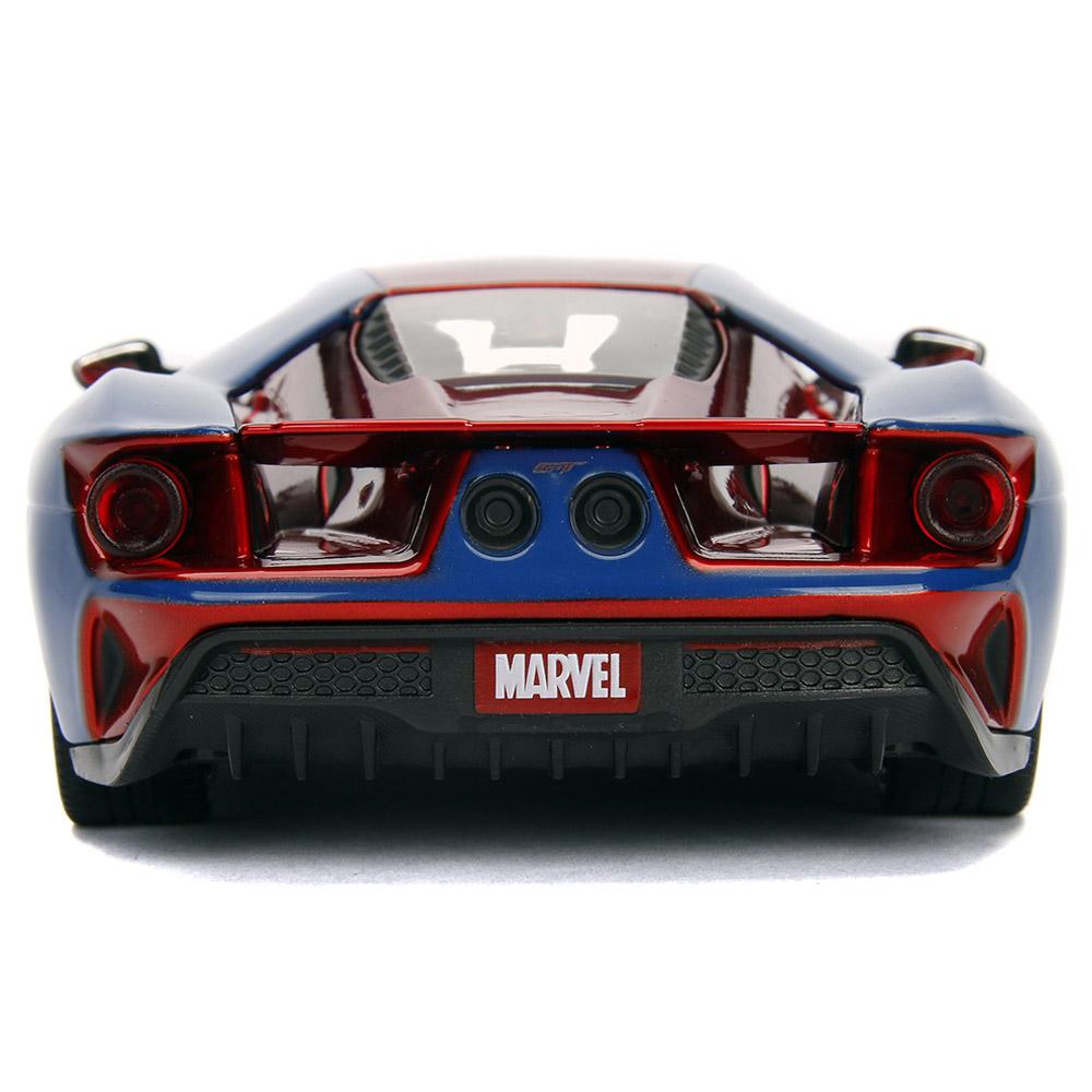Marvel Avengers Ford GT 2017 With Spiderman Figure