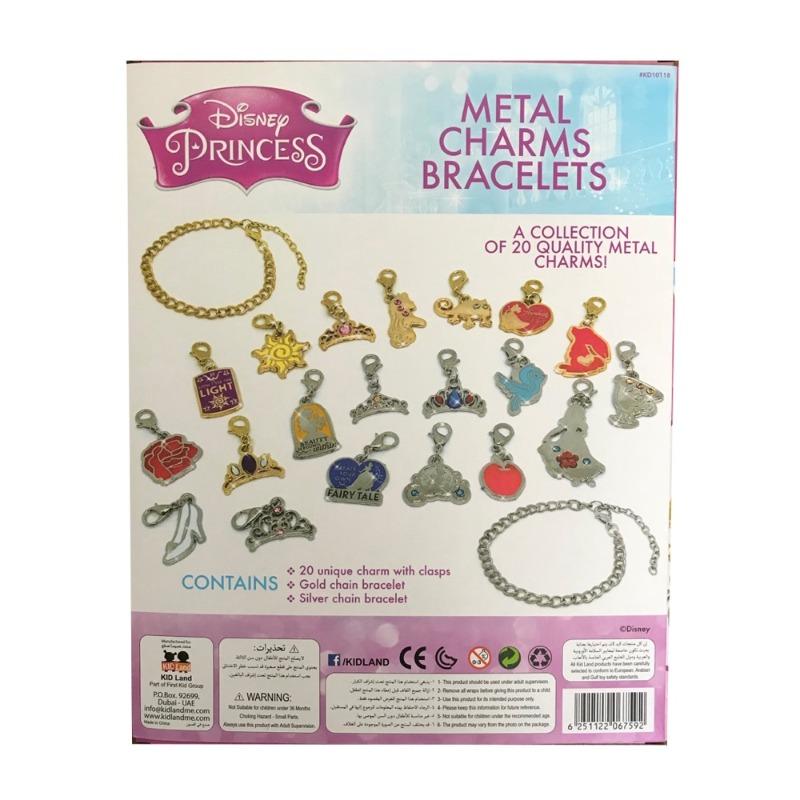 Disney Princess Metal Charms Bracelet Craft Kit