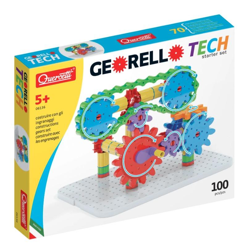 Quercetti Gear Building Kit - 100 Piece