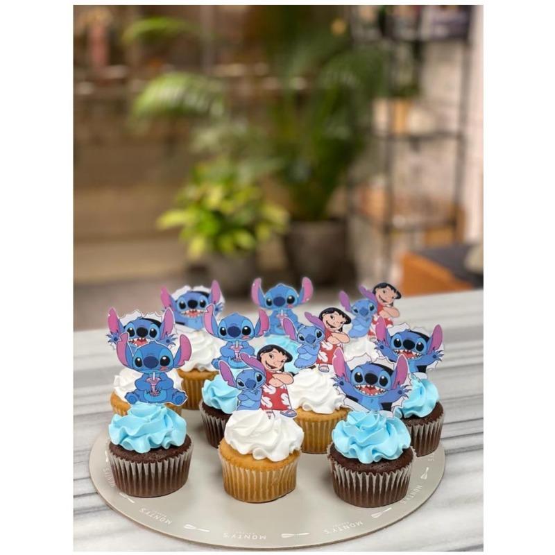Monty's 10 Pcs Lilo and Stitch Cupcakes