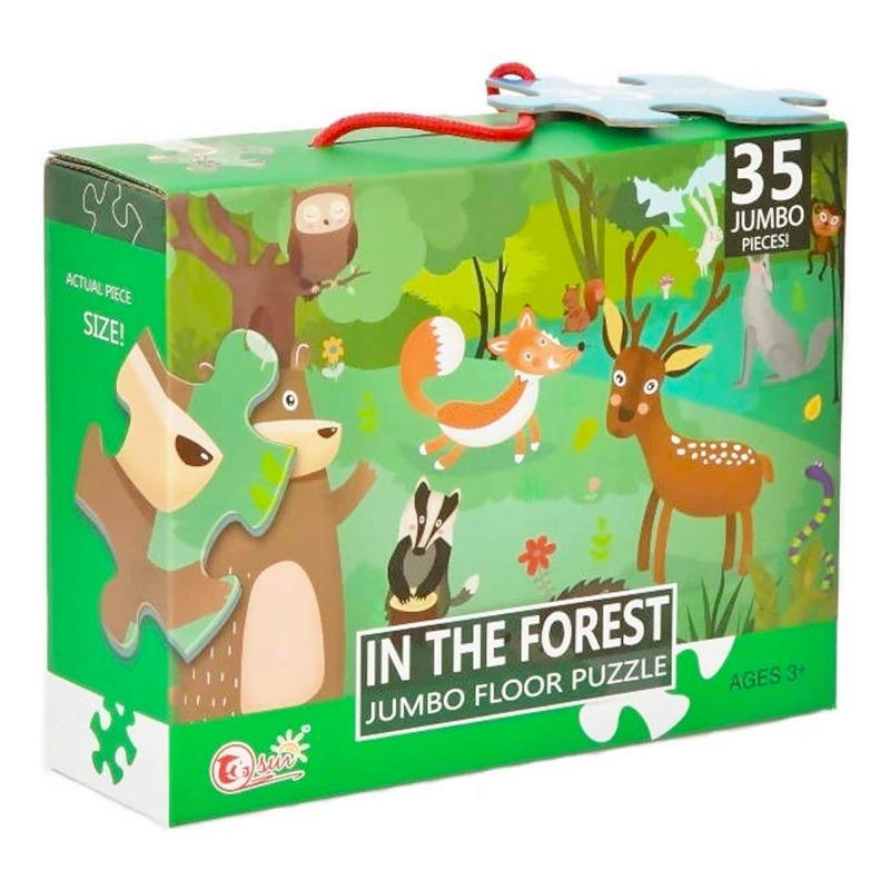 Tu Sun In The Forest Jumbo Floor Puzzle 35 Pcs