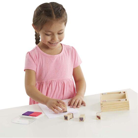 ميليسا آند دوج - مجموعة طوابع شكل فراشة وقلوب