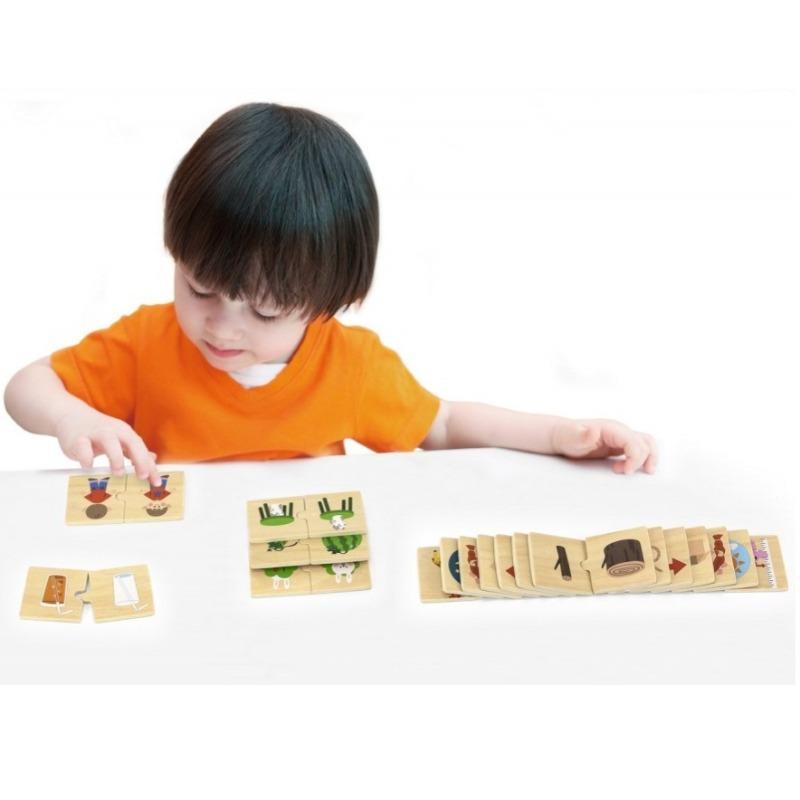VIGA Opposites Puzzle Set
