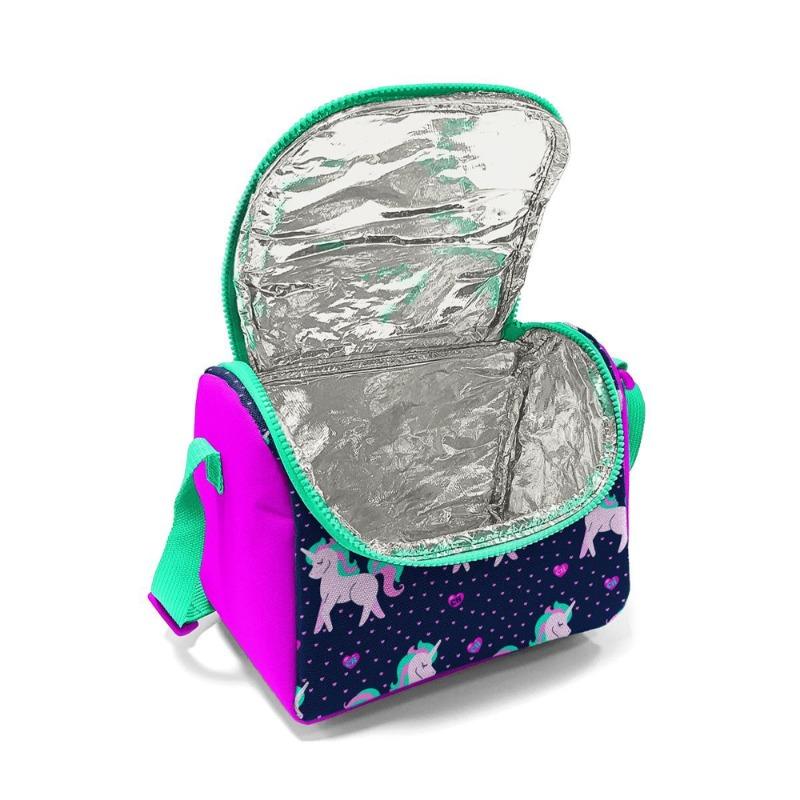 Coral High Kids Unicorn Thermal Lunch Bag Dark Blue Pink