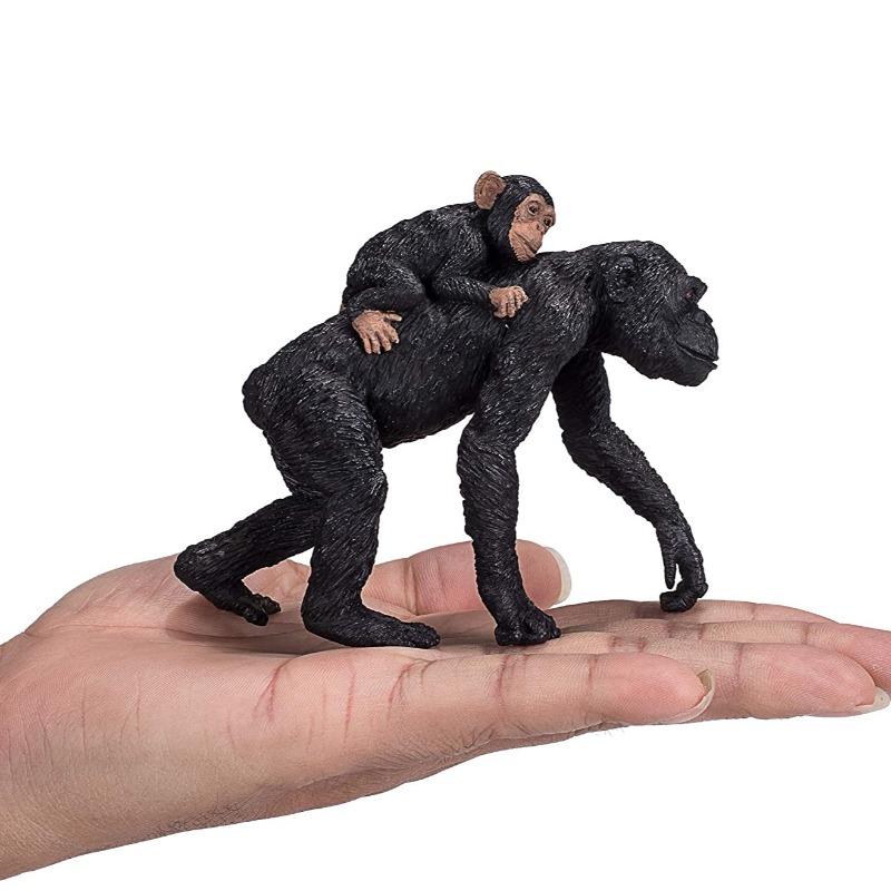 موجو - مجسم الشمبانزي مع طفله