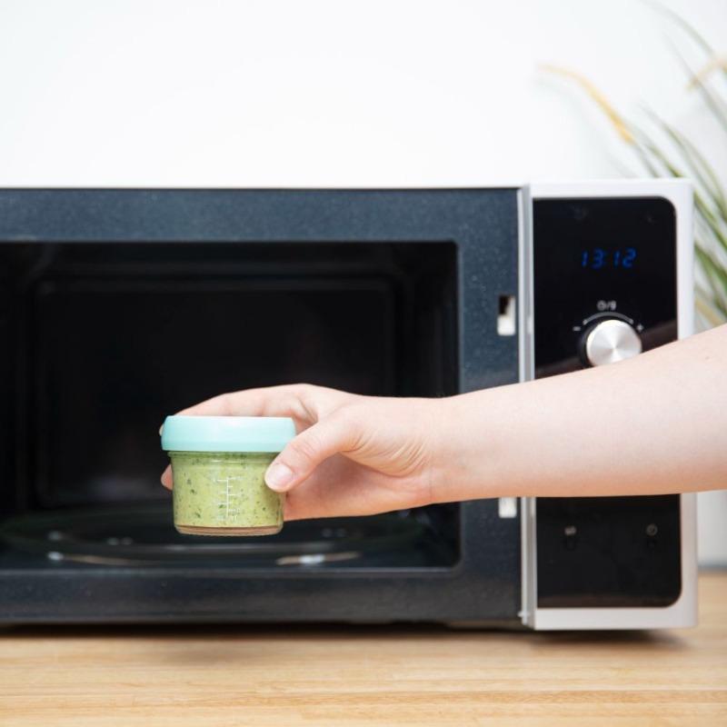 BABYMOOV Glass Baby Bowls Airtight Food Storage