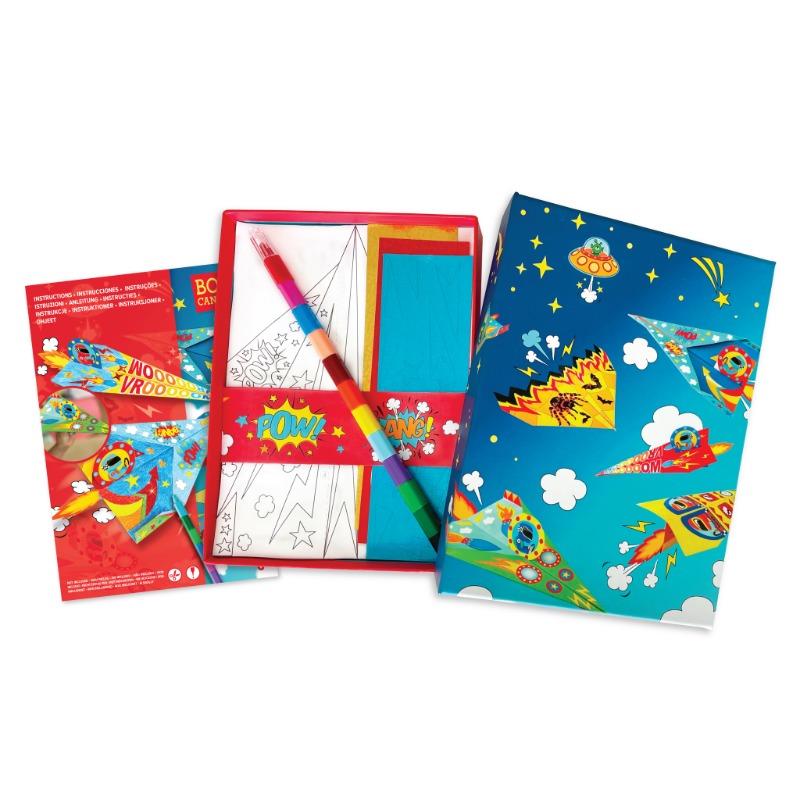 Box Candiy - Paper Planes - 20 Paper Planes To Color-in & Decorate