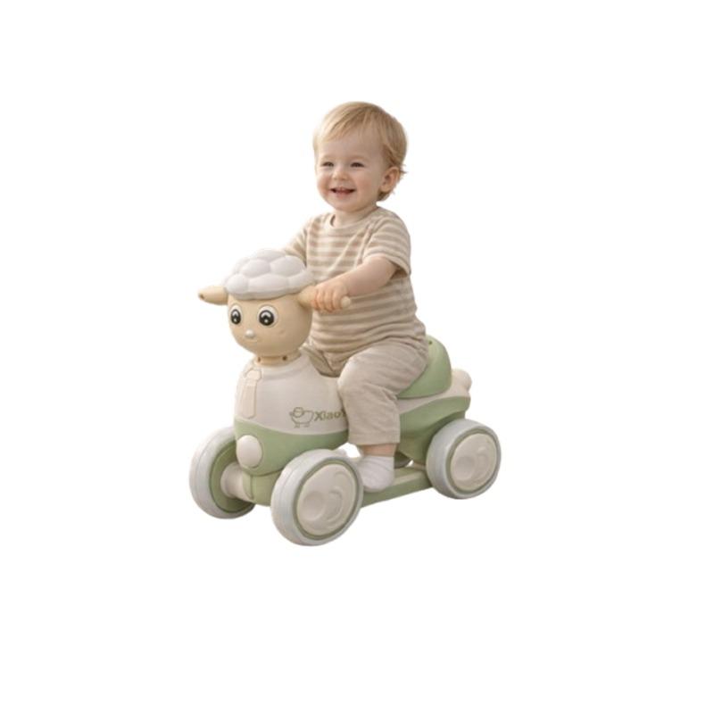 لعبة ستارمارز الموسيقية على شكل حيوان، بتصميم خروف لطيف - أخضر