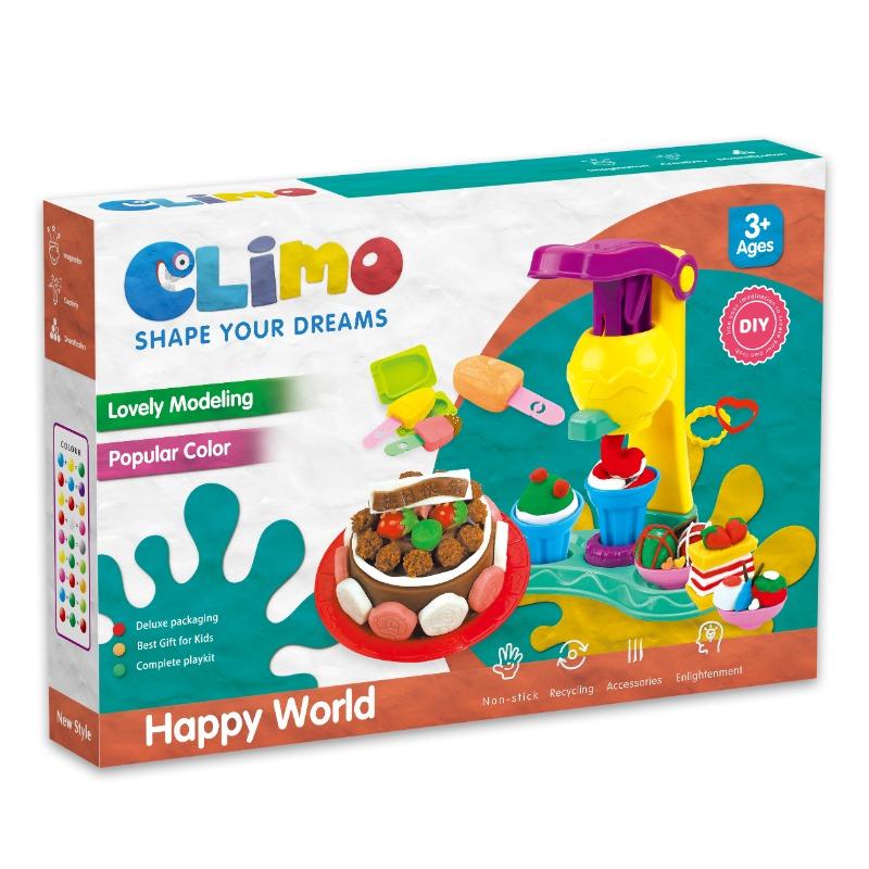 كليمو - مجموعة لعب الصلصال الملونة للصنع