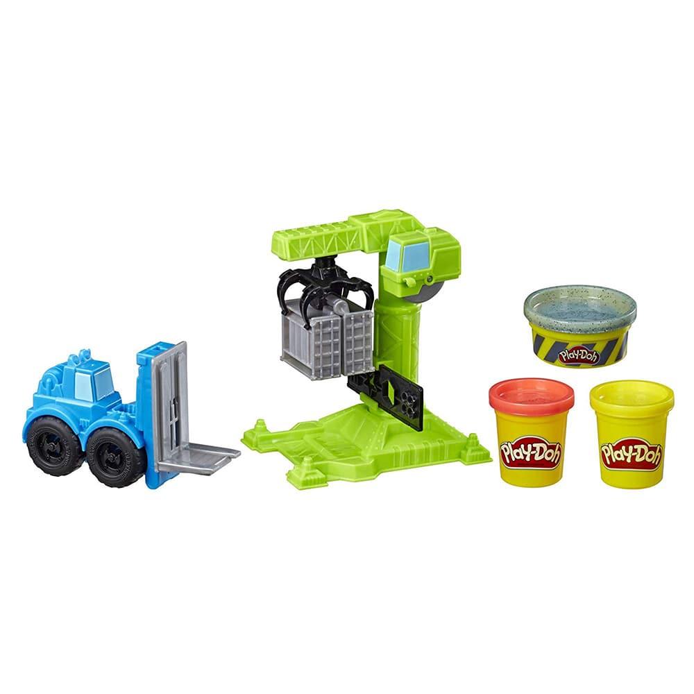 Play-Doh Wheels Crane And Forklift Construction Toy