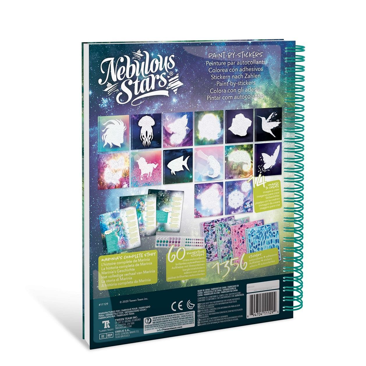 Nebulous Stars -Sticker Painting By Number Creative Notebook