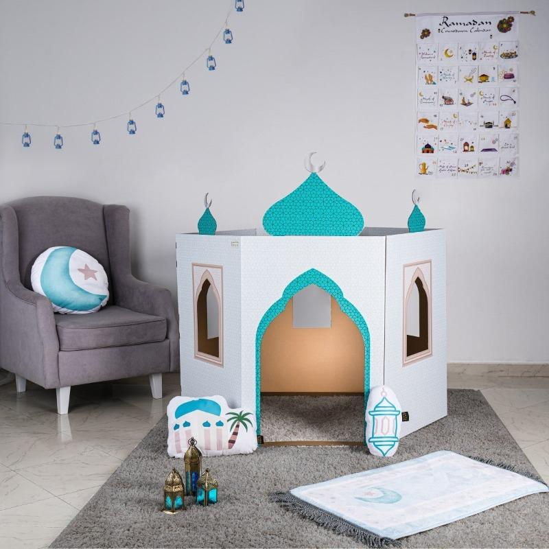 HilalFul Cardboard Mosque Coloring