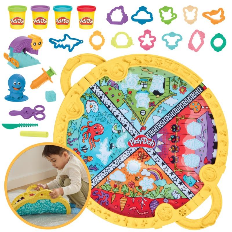 Play-Doh Foldable Play Set with 19 Accessories