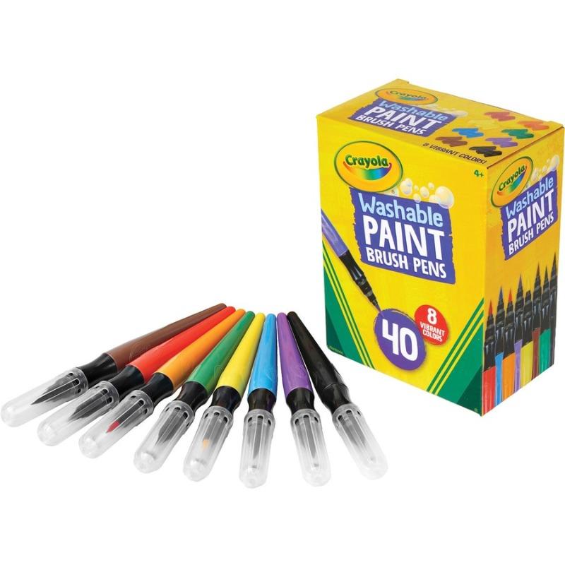 Crayola Washable Paint Brush Pens 40 Pen